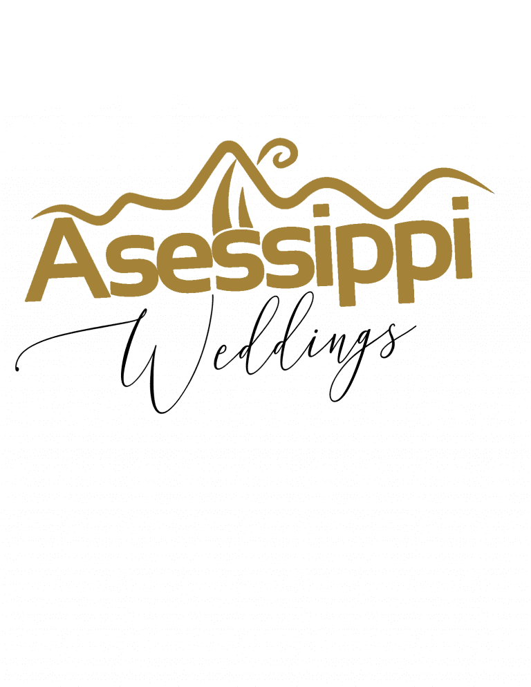 asessippi weddings gold logo
