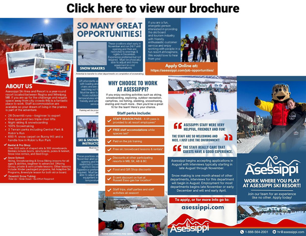 Asessippi Ski Resort Hiring Brochure 2023.