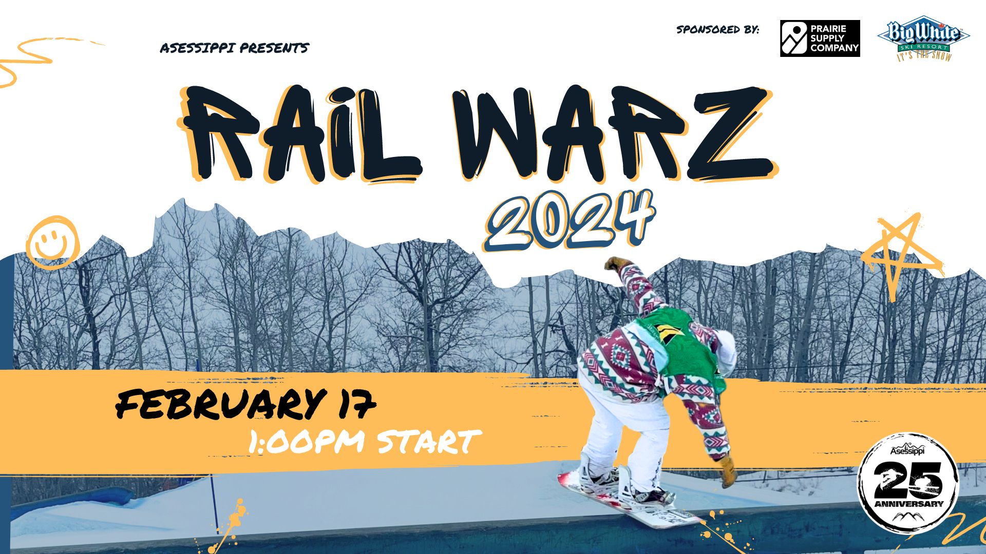 Rail Warz 2024 at Asessippi Ski Resort.