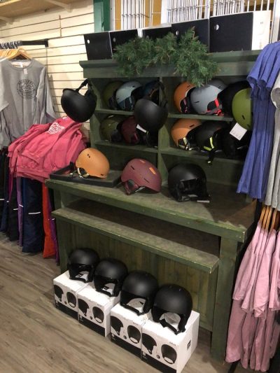 helmets on display for sale